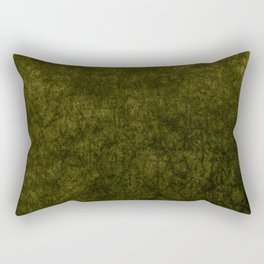 olive green velvet Rectangular Pillow