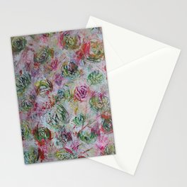 Roses in the Mist Stationery Card