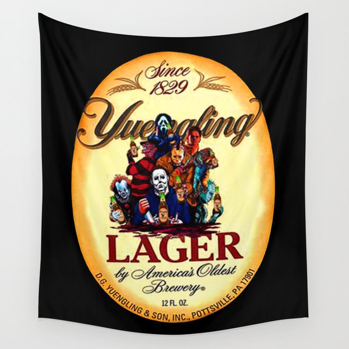 Horror Movie Characters Yuengling Lager By America S Oldest Brewery Halloween Wall Hanging Tapestry By Jabang Bayix Small 51 X 60 Shefinds