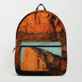 RED ROCKS - SEDONA ARIZONA Backpack | Color, Landscape, Sedona, Redrocks, Blue, Mountains, Red, Sky, Sandstone, Photo 