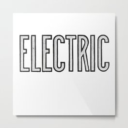 Electric Metal Print | Letras, Rayo, Calligraphy, Electricity, Electricidad, Letters, Painting, Lettering, Thunder, Electric 