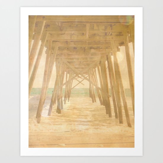 Under the Boardwalk Art Print