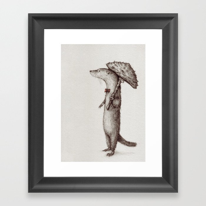 Otter Framed Art Print