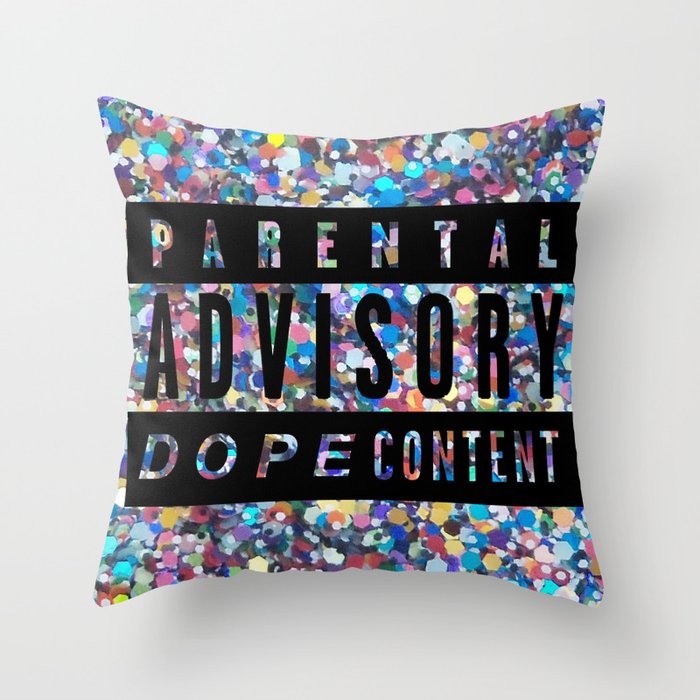 Dope Content Throw Pillow