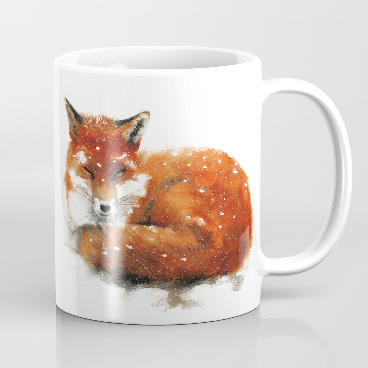 Sleeping Red Fox Coffee Mug
