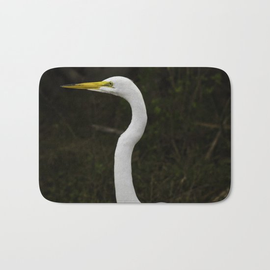 Great Egret Bath Mat