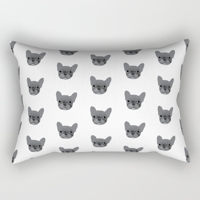 french bulldog (P) Rectangular Pillow