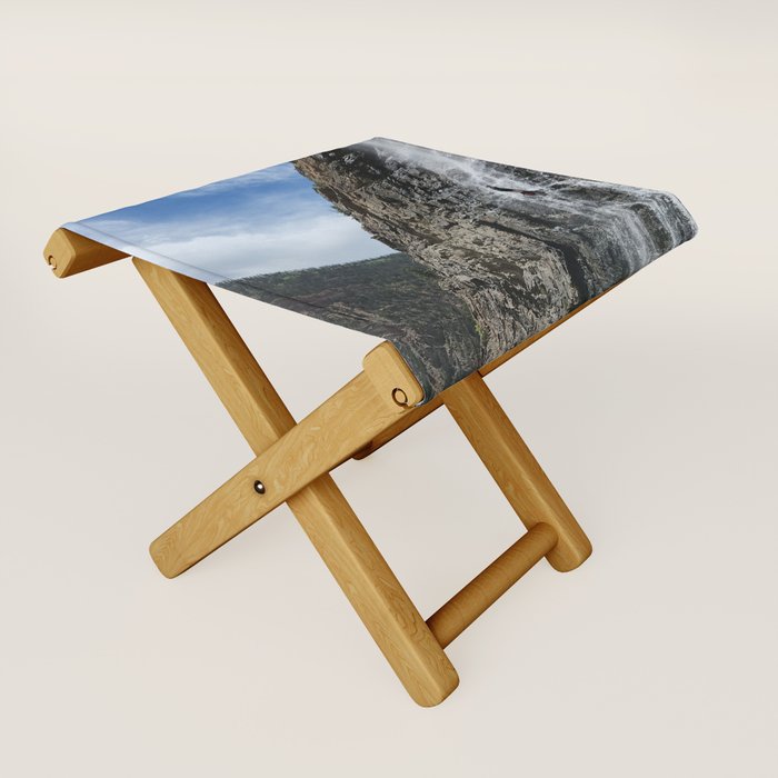 Big Wall Big Sky Folding Stool by ERK5000 Society6
