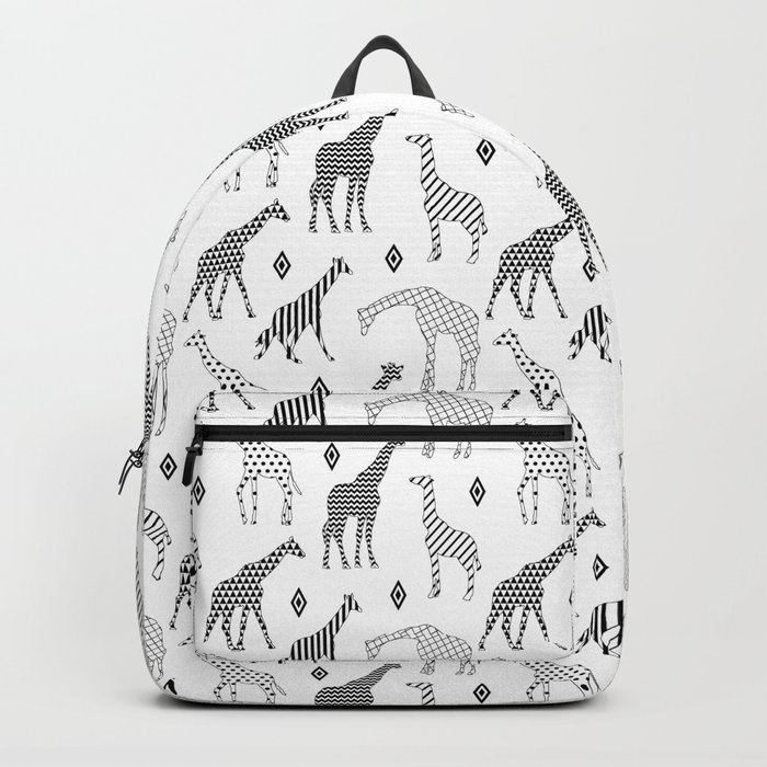 Geometric Giraffes Backpack