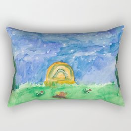 Night in the forest Rectangular Pillow