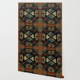 hand drawn textile Wallpaper