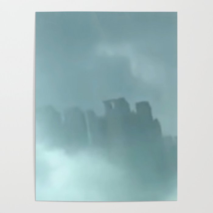 Chinese floating city Poster