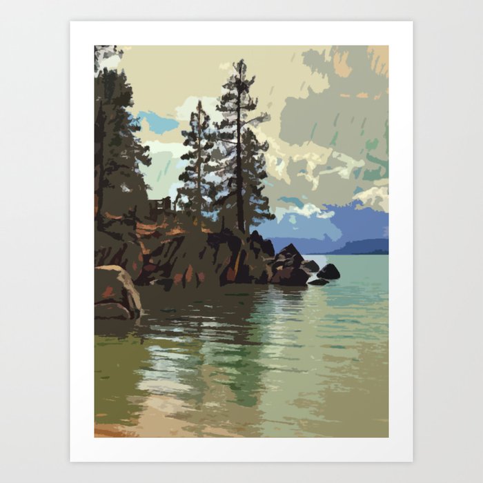 Lake Tahoe Art Print