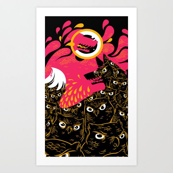 Sanguine Parliament Art Print