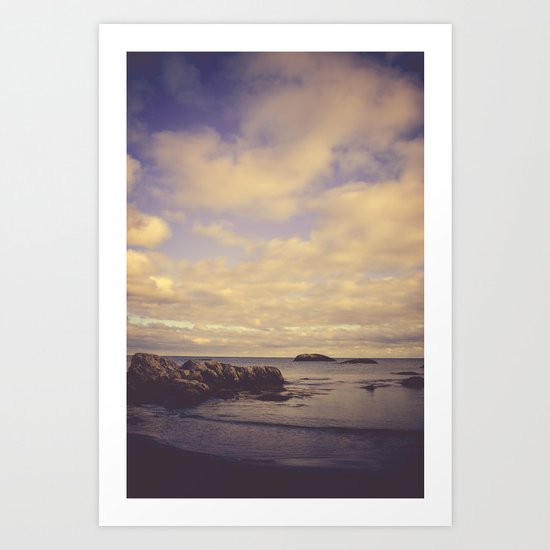Her Dreams Stretched as Far as the Sea Was Wide Art Print