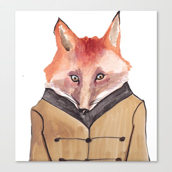 Brer Fox Canvas Print