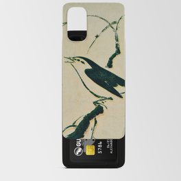 A singing bird - vintage Japanese prints Android Card Case