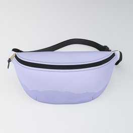 Very Peri Periwinkle Mountain Sunset Adventure 2022 Color Of The Year Fanny Pack