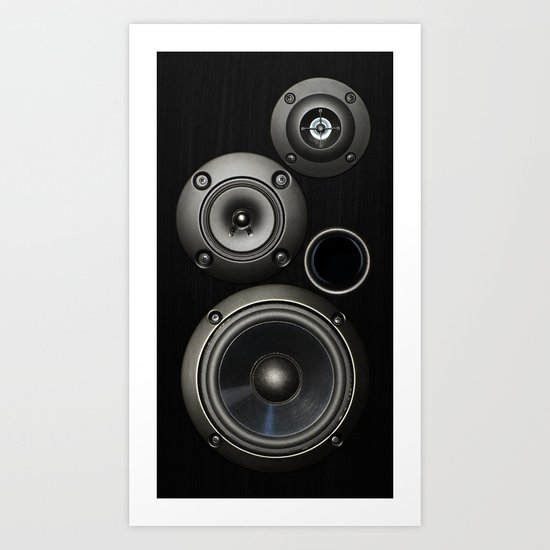 Speakers Art Print