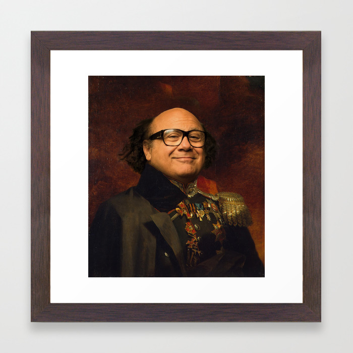 Danny Devito Classical Regal General Painting Framed Art Print By
