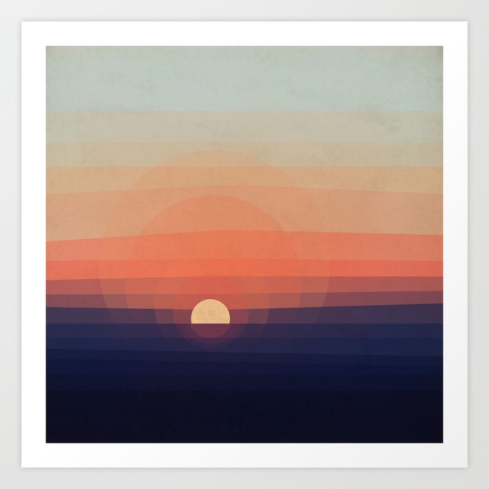 Colors Sunset Art Print
