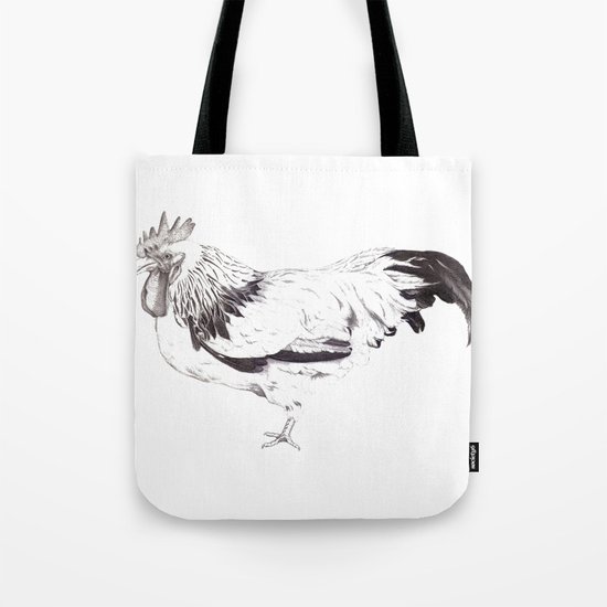 Sussex Bantam Chicken Tote Bag