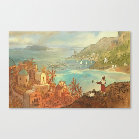 Provincial Polynesia Canvas Print