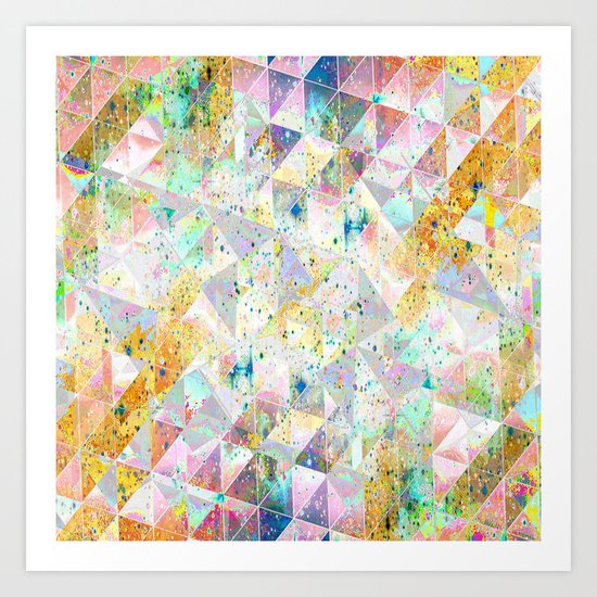 SIMPLY GEOMETRIC Art Print