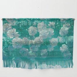 green floral vintage photo effect Wall Hanging