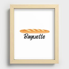 Baguette -  I Love Baguettes - Funny Food Recessed Framed Print