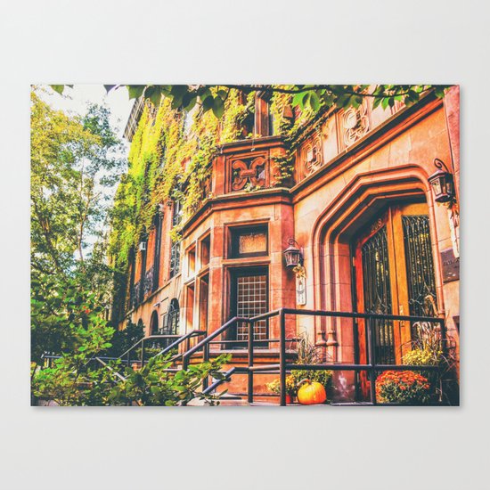 New York City Autumn Pumpkin Canvas Print