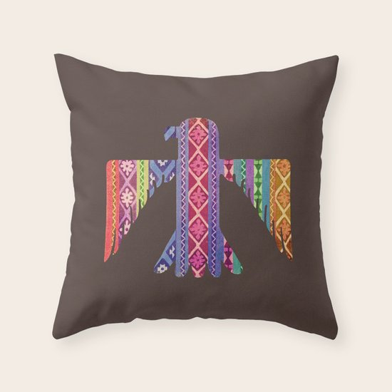 Thunderbird Throw Pillow