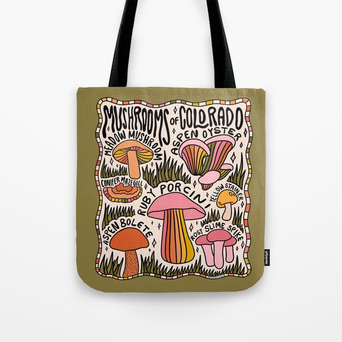 Mushrooms of Colorado Tote Bag