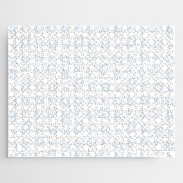 Pale Blue Gems Pattern Jigsaw Puzzle