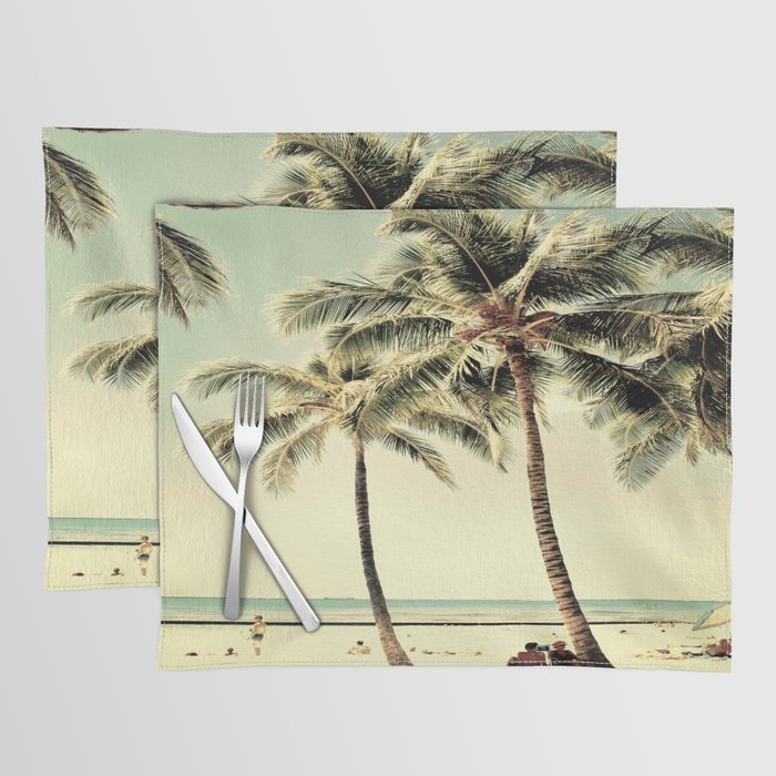 Society6 ケース Vintage Palm Tree with Hawaii Summer Sea Bea Retro Vintage Palm Tree with Hawaii Summer Sea Beach Art