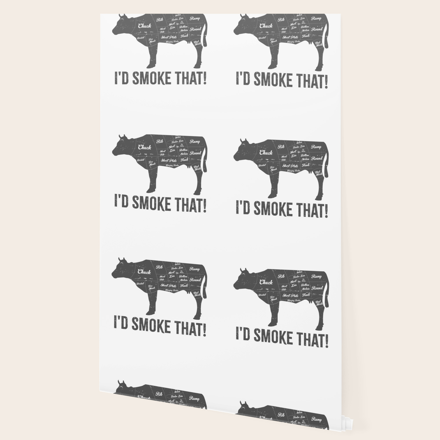 Cow I D Smoke That Bbq Fathers Day Wallpaper By Zippythread Society6