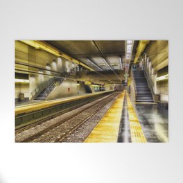 Argentina Photography - Subway Train Station In Buenos Aires Welcome Mat