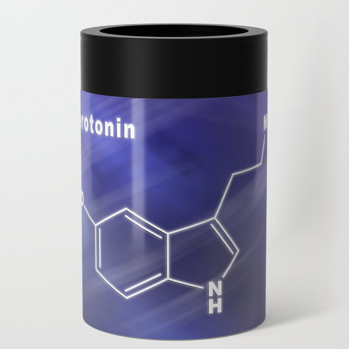 Serotonin Hormone Structural chemical formula Can Cooler