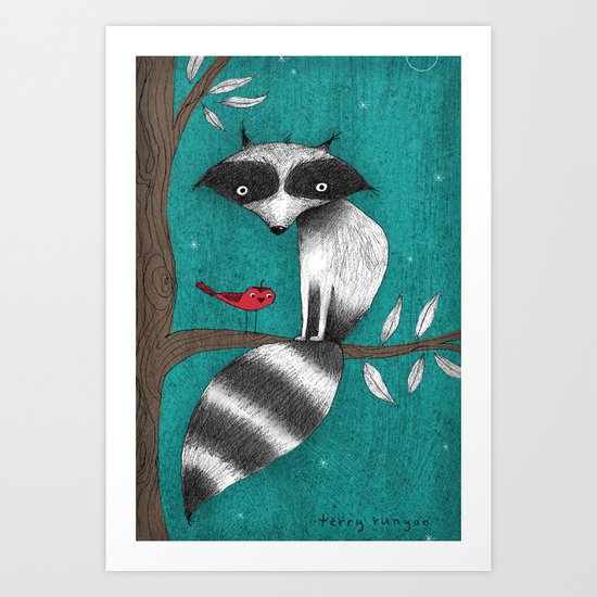 CUSHY TAIL Art Print