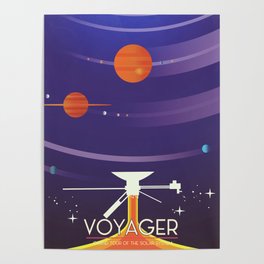 Voyager Grand Tour Science poster Poster