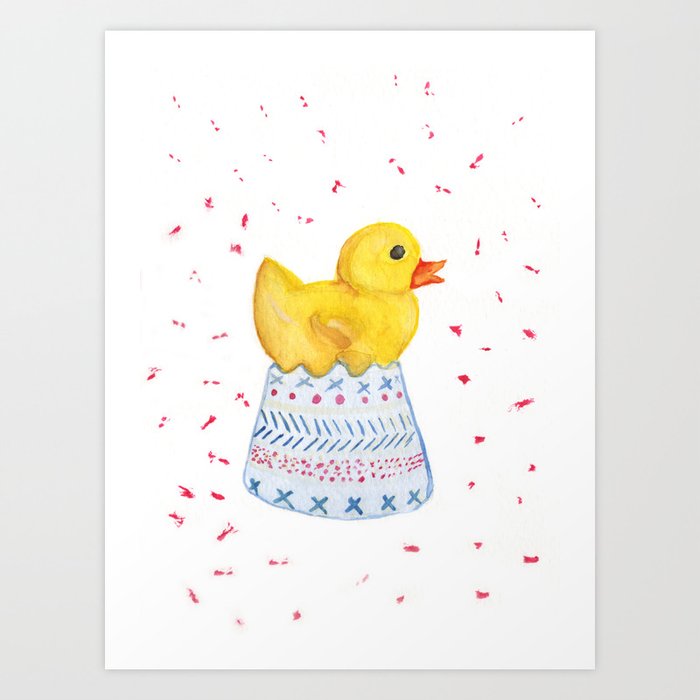 Rubber Ducky Art Print