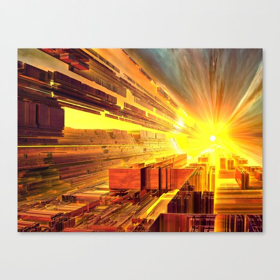Retro Future Perfect Canvas Print