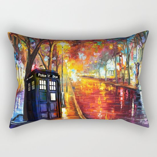 Tardis Full Color Rectangular Pillow