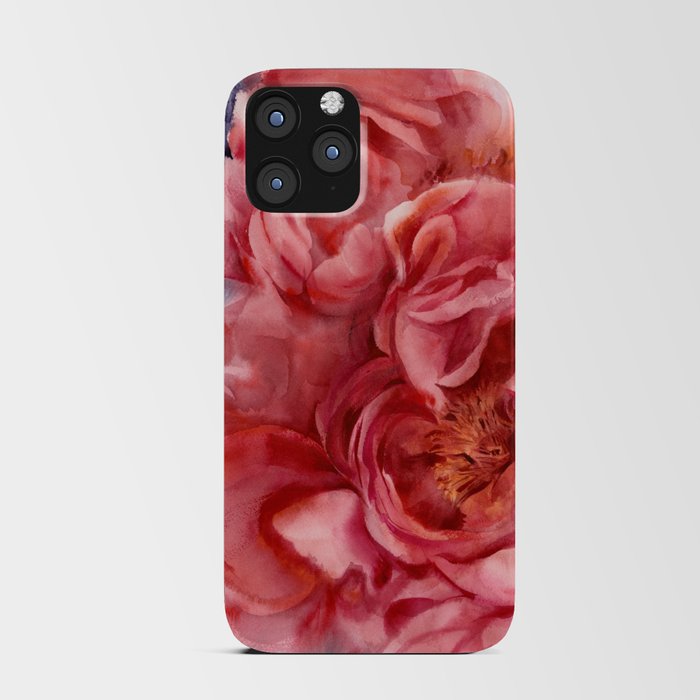 Peony, detail iPhone Card Case