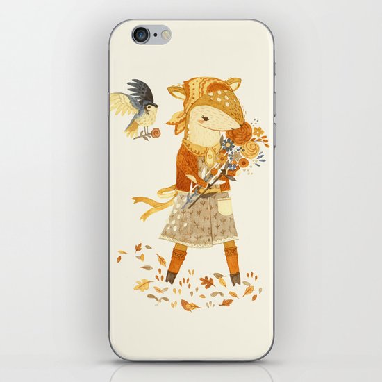Dakota the Daisy Deer iPhone & iPod Skin