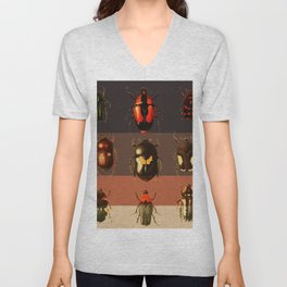 Bug Beetle Insects Species Coleoptera Beetles Animals V Neck T Shirt