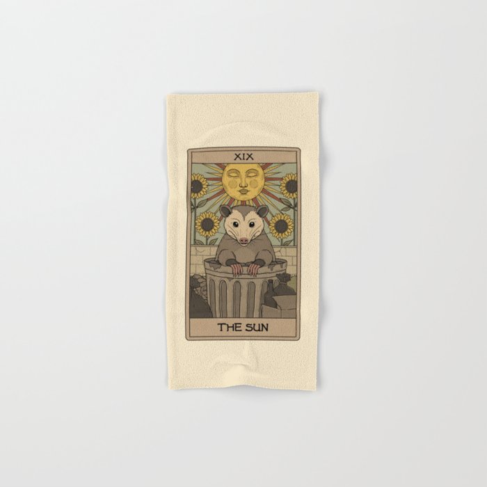 The Sun - Possum Tarot Hand & Bath Towel