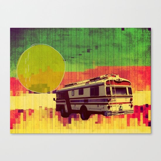 going west (ANALOG ZINE) Canvas Print