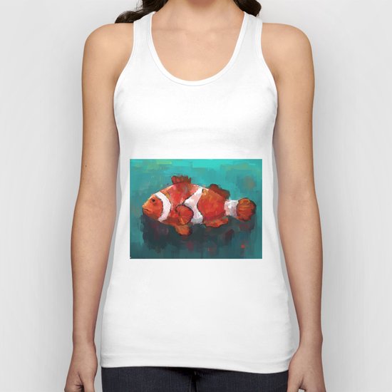 Red Clown Unisex Tank Top