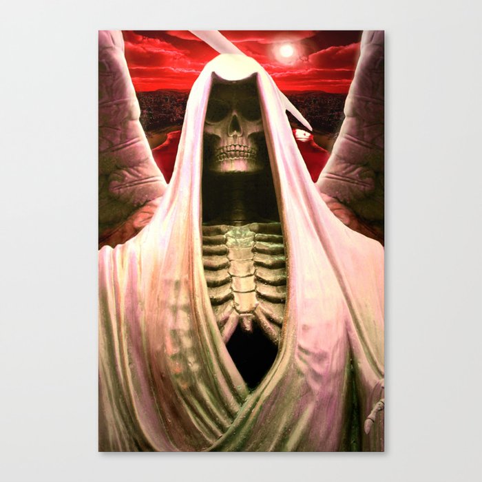 The Angel of Death. Canvas Print